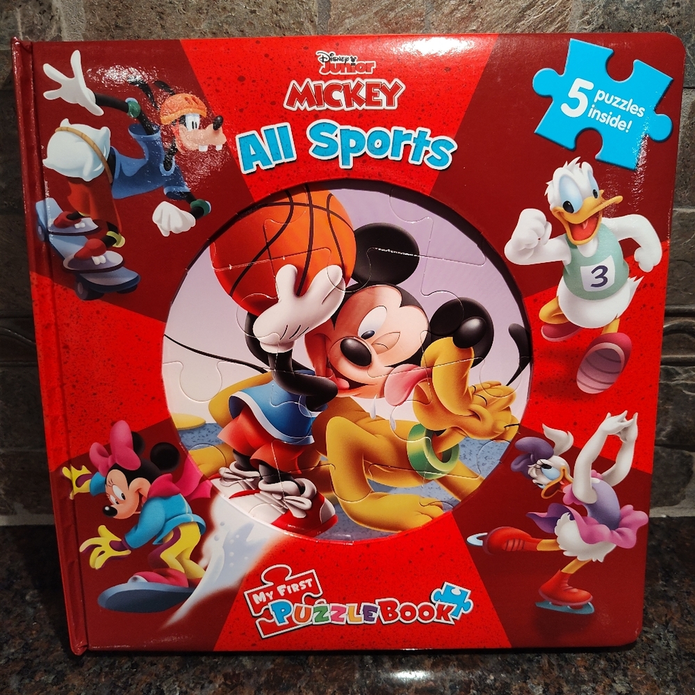 Disney Junior Mickey Mouse All Sports Puzzle Book